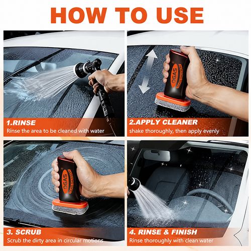 Automotive Glass Oil Film Remover & Coating Cleaning Paste