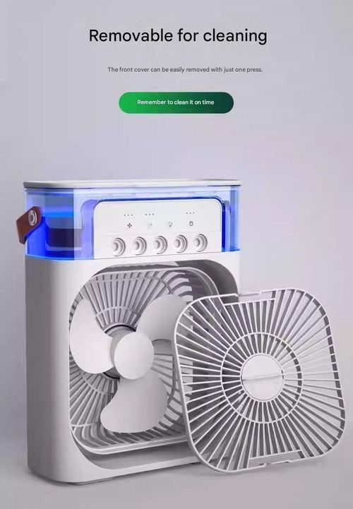 5-Nozzle Spray Humidifying Fan | Portable USB Desktop Fan | High-Power, Silent, Handheld Cooling Fan