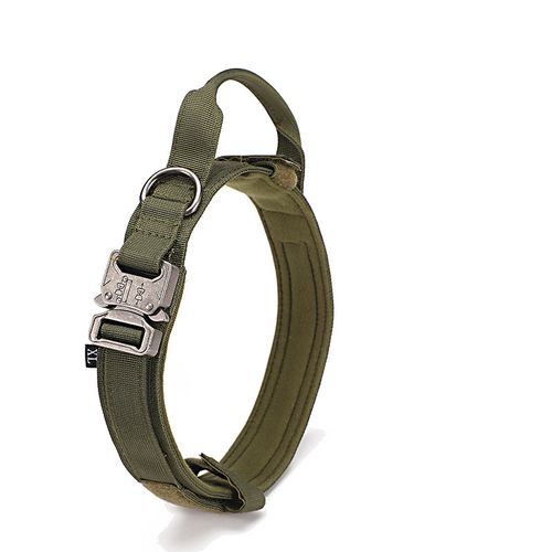 Heavy-Duty Tactical Dog Collar — Military-Grade Neckwear for Medium to Large Breeds — Thickened Training and Leash Collar