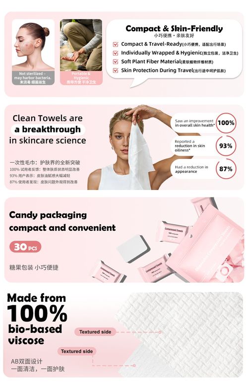 Portable hygienic facial towel
