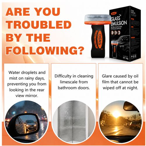 Automotive Glass Oil Film Remover & Coating Cleaning Paste