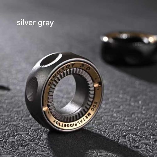Metal Star-Wheel Spinner Ring – EDC Stress-Relief Fidget Ring