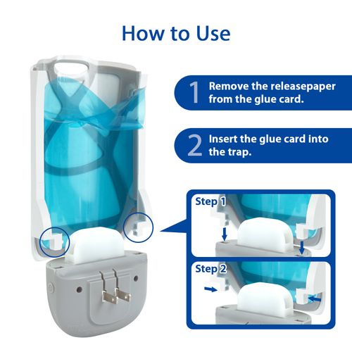 Foldable Plug-in Insect Trap — Indoor Mosquito and Fly Catcher | EPA-Approved Mosquito Lamp