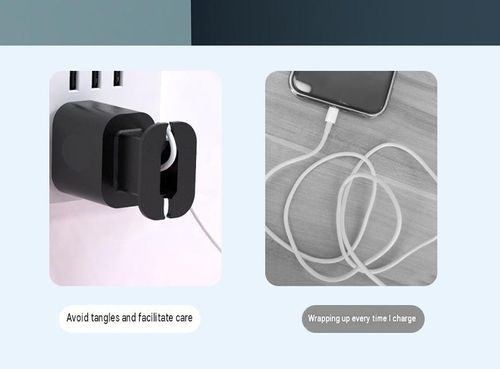 Universal Silicone Protective Case for Chargers – Cable-Winding & Storage Sleeve for Power Adapters (3-Piece Set)