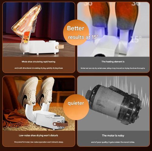New Foldable & Retractable Shoe Dryer — Smart, Blue-Light-Enabled, Dehumidifying Shoe-Drying Device