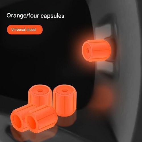 Automotive Accessory: Reinforced Luminous Tire Valve Caps (Self-Glow at Night) – Suitable for Cars, Motorcycles, and E-Scooters