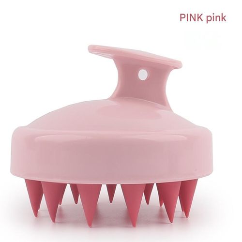 Silicone Scalp Massage Brush with Handle