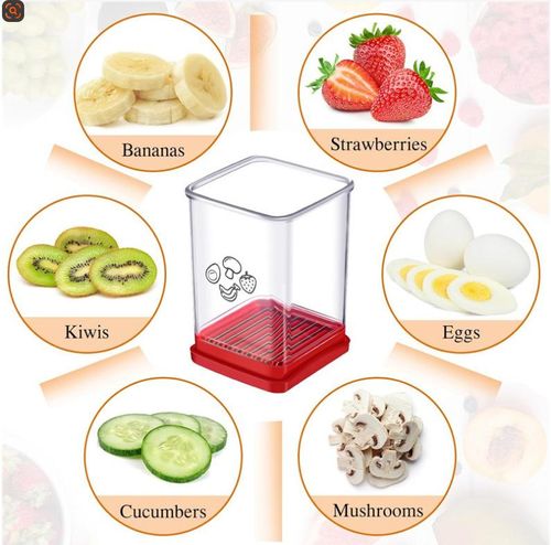 Stainless steel fruit slicer