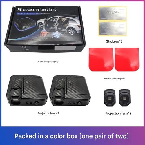 Compatible with Toyota Welcome Lights: Camry, Highlander, Prado, Reiz, Land Cruiser, and Crown — Laser Projection Car Lights