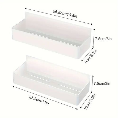 Best-selling Magnetic Drill-Free Adhesive-Free Fridge Rack – Seasoning    Condiment Rack – Storage Rack for Kitchen Refrigerators and Washing Machines