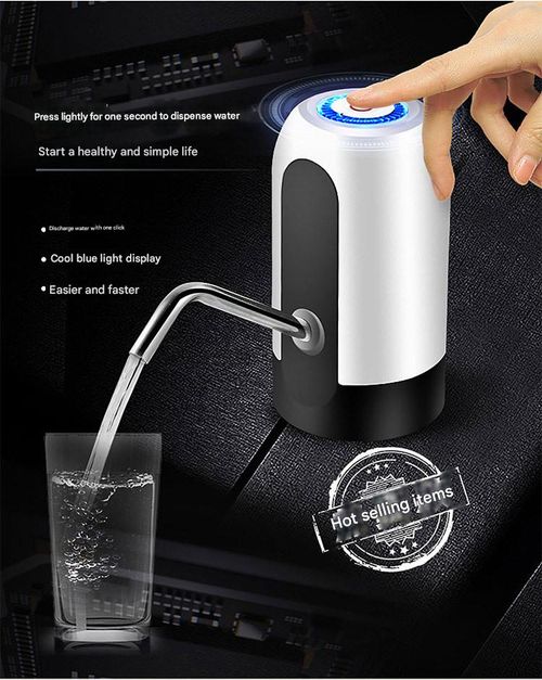 Electric Water Pump for Bottled Water — Automatic Dispenser for Mineral Water and Home Water Coolers