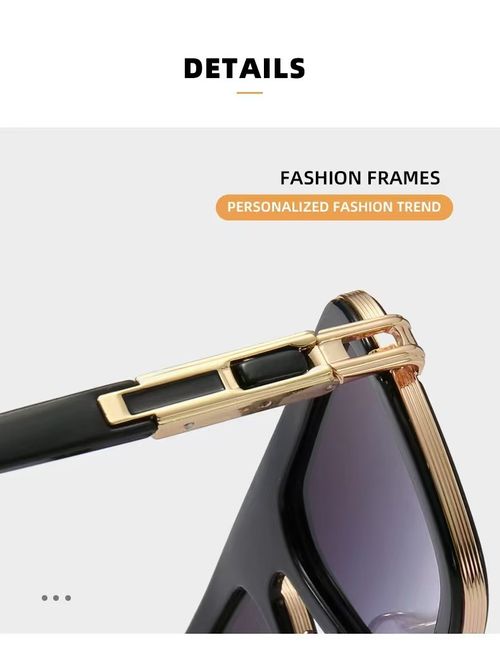 Distinctive Square Metal Sunglasses — Trendy Shades for Men and Women