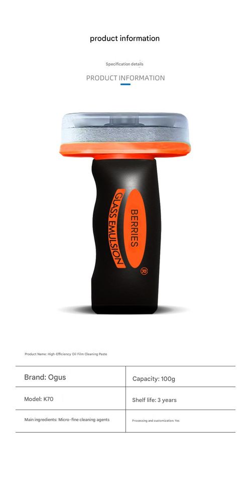 Automotive Glass Oil Film Remover & Coating Cleaning Paste