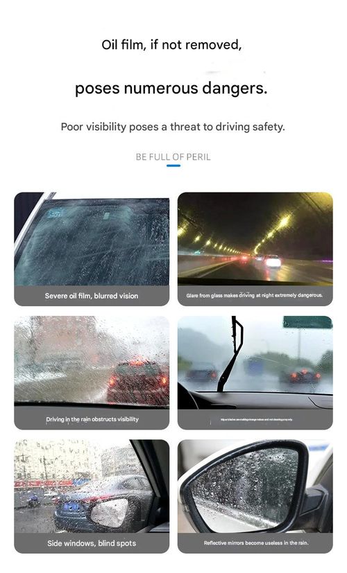 Automotive Glass Oil Film Remover & Coating Cleaning Paste