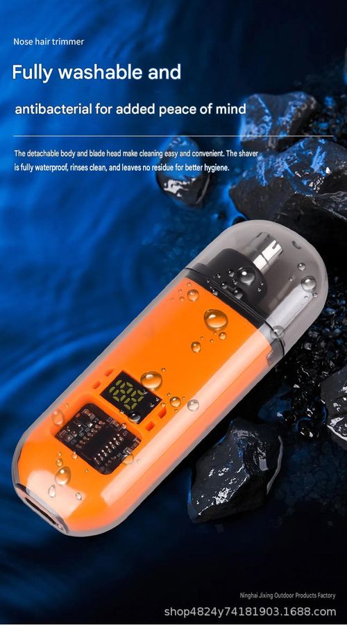 Electric nose hair trimmer