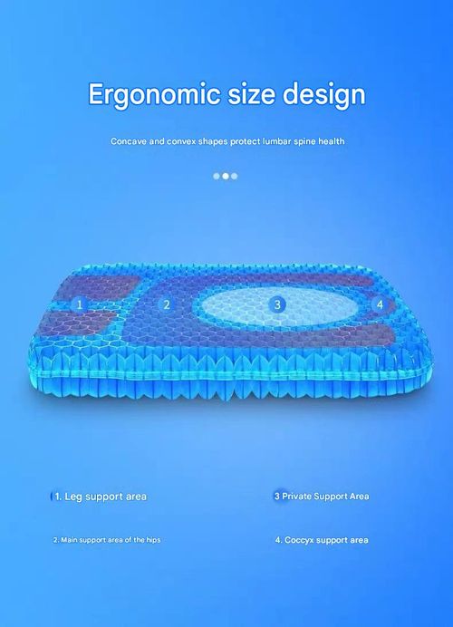Summer Gel Seat Cushion: Breathable Honeycomb Cooling Pad—Soft Ice Cushion for Car Seats, Office Chairs, and Home Stools