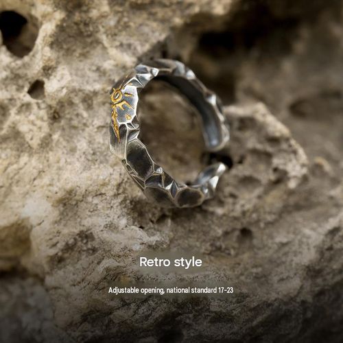 Unisex flared-design index finger ring