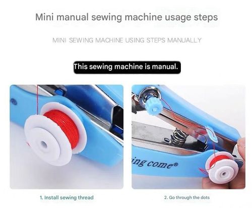 Springcome Portable Mini Handheld Sewing Machine — Multifunctional & Creative Home Sewing Tool