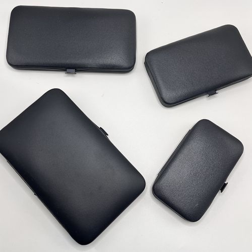 Black 24-piece nail clipper set, in stock and ready to ship, stainless steel complete set of nail care tools and nail clippers.