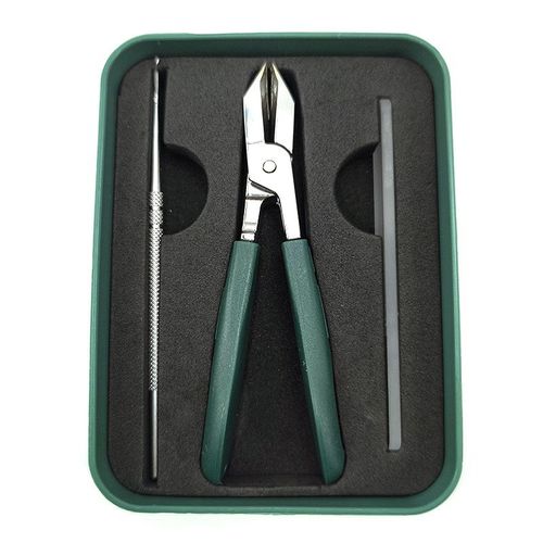 Ultra-Sharp Angled Nail Clippers — Wide-Opening, Anti-Splatter Design — Premium Boxed 3-Piece Set — Specialized for Ingrown Nails & Cuticles