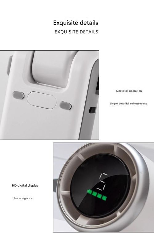 N607 High-Speed ​​Turbo Handheld Fan — Digital Display, Mini, Wearable Neck Fan, Portable & Foldable