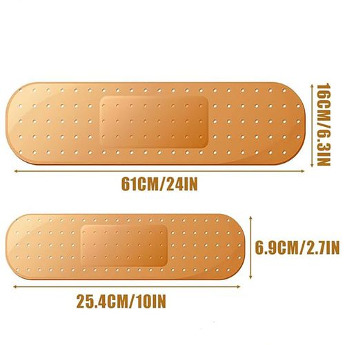 Car Band-Aid Shaped Sticker – Large Bumper Bandage Decal – Fun, Quirky, and Creative Body Sticker