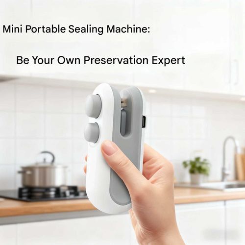 Mini Bag Sealer — Portable Household Plastic Sealing Machine for Snacks, Moisture-Proof Food Preservation, and Plastic Bag Sealing