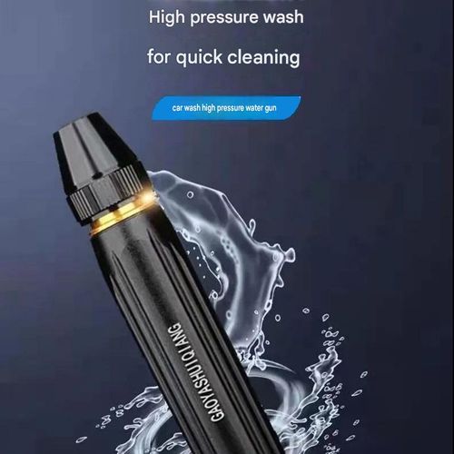 Black Diamond  High-Pressure Car Wash Spray Nozzle | Copper-Plated Alloy Direct-Jet High-Pressure Spray Gun – Multifunctional Sprayer for Home, Gardening, and Cleaning