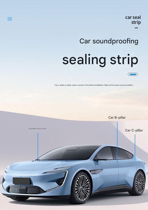 Car A B C-Pillar Soundproofing & Sealing Strips, Center Console Dust-Proof Strips, Hood Noise-Reduction Strips, and Anti-Collision Strips