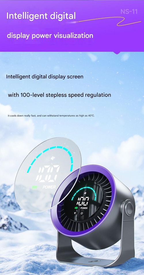 New High-Speed ​​Air Circulator Fan — Rechargeable, Silent, Desktop Turbine Fan for Home & Kitchen Use Wall-Mountable & Tabletop)