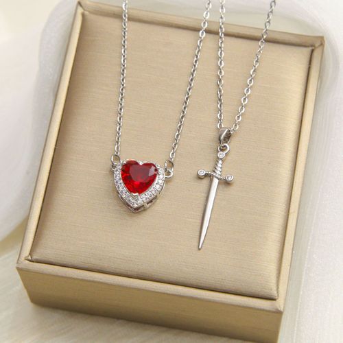 Matching couple's choker necklace