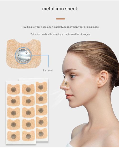 Best-Selling Magnetic Nasal Strips & Patches Set — Anti-Snoring, Breath-Enhancing, Metal-Reinforced Nasal Dilators for Congestion Relief