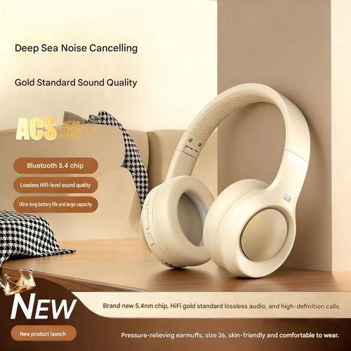 Trendy Bluetooth Headphones: Wireless Connectivity, Long Battery Life, Low-Latency Gaming Headset