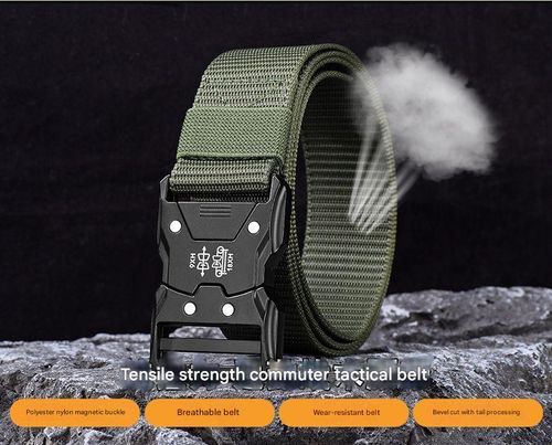 Stylish & Casual Nylon Belt – Lightweight, Durable, and Breathable Outdoor Belt for Men and Women