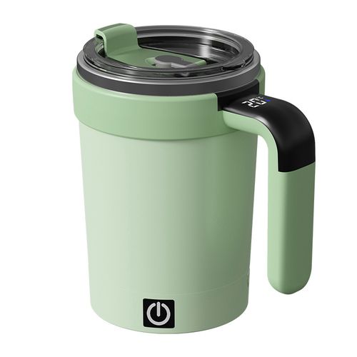 Smart Temperature-Sensing Magnetic Self-Stirring Thermal Cup