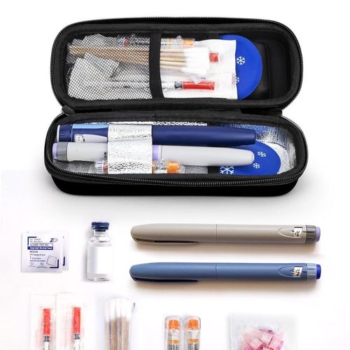 Portable insulin cooler
