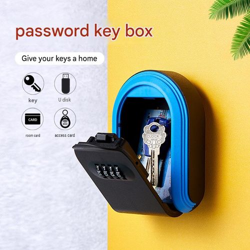 Multifunctional Wall-Mounted Key Lock Box
