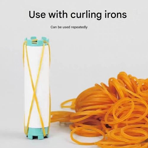 Imported High-Elasticity Rubber Bands — Salon-Grade Perming Bands: Heat-Resistant, Break-Resistant, Durable Rubber Ties and Rings