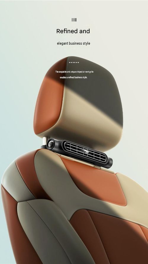 Car seat-back fan