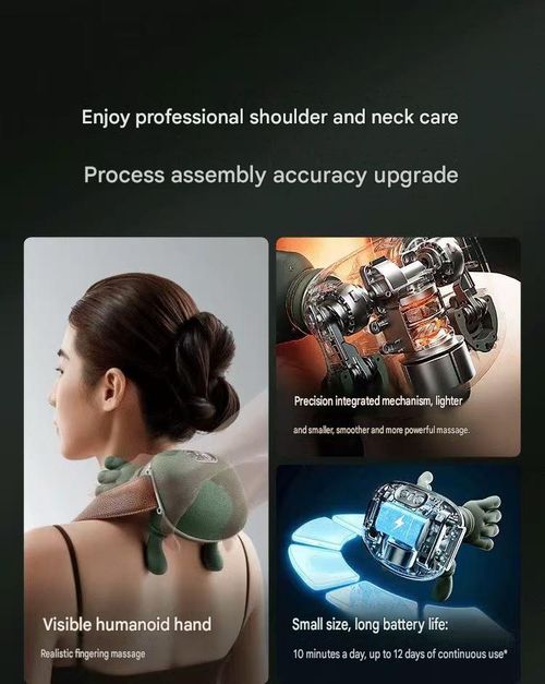Multifunctional Shoulder and Neck Massager with Realistic Touch