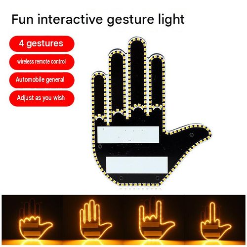 Car Gesture Light – Multifunctional Vehicle Warning & Interactive Hand-Shaped Light (Anti-Rear-End Collision)