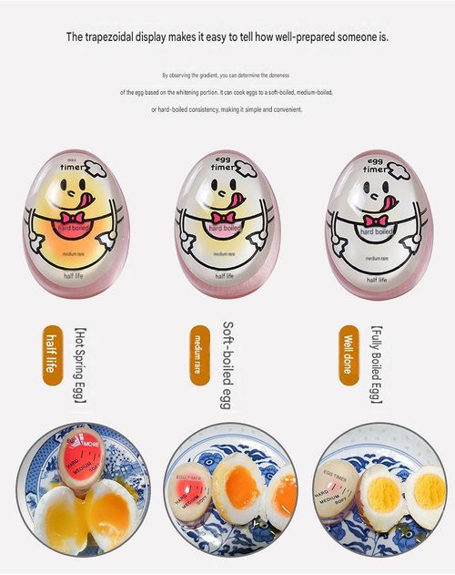 Set of 2 Multi-colored Egg Timers – Cute Styles – Kitchen Gadget