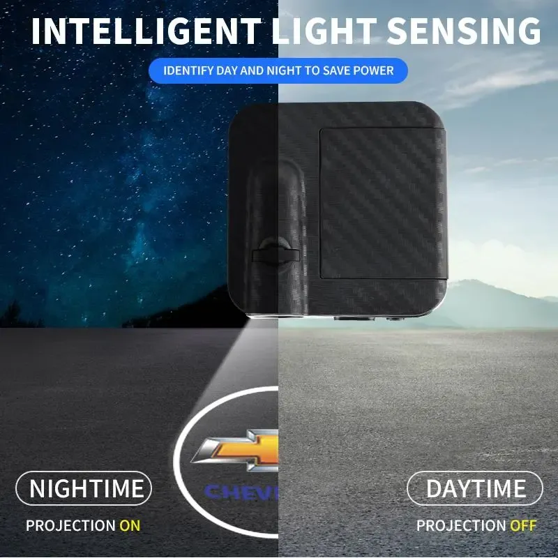 2PCS For Ford Door Projector Lights Laser Light New Crystal City Welcome Light Car Decoration Ambient Light(Battery Not Included)