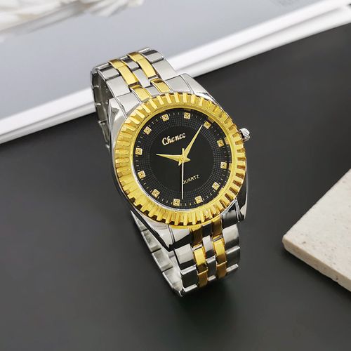 Men's Premium Fashion Alloy Watch — Stylish Men's Timepiece & Decorative Quartz Watch for Couples