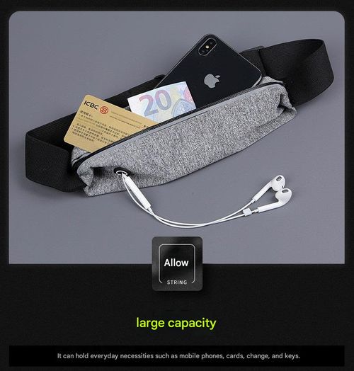 High-Elastic Waist Pack — Women's Sports   Running Phone Pouch, Men's Gym Bag, Outdoor Gear — Ultralight, Compact, Mini, and Discreet Waist Belt