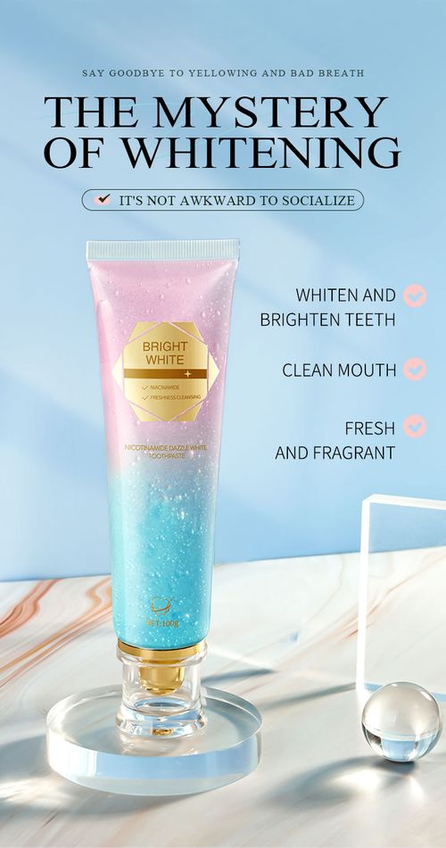 Hanlun Meiyu Niacinamide Whitening Toothpaste — Cleanses Mouth, Removes Stains, Freshens Breath, Long-Lasting Fragrance