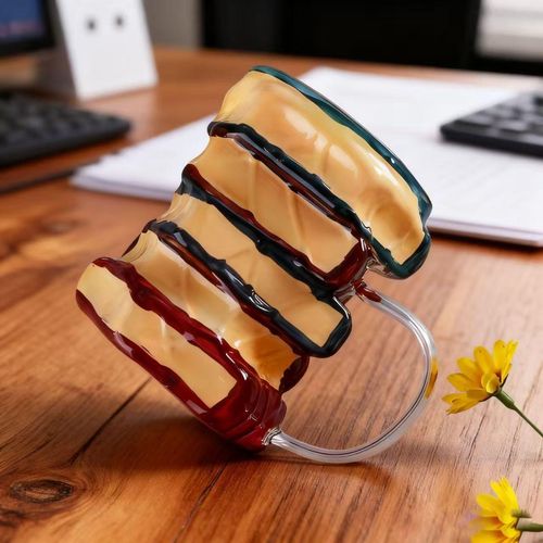 Creative Book-Shaped Borosilicate Glass Cup