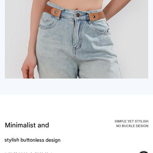 Lazy Perso Belt: Seamless Waist-Tightening Gadget for Jeans—Stylish, Adjustable, Invisible Elastic Belt (Unisex)