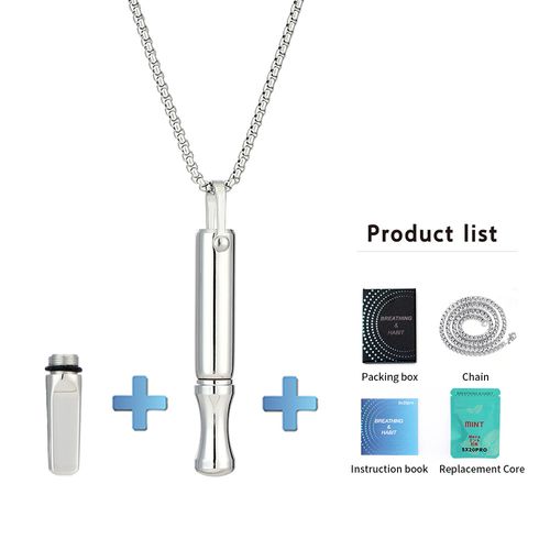 Round-mouth breathing necklace