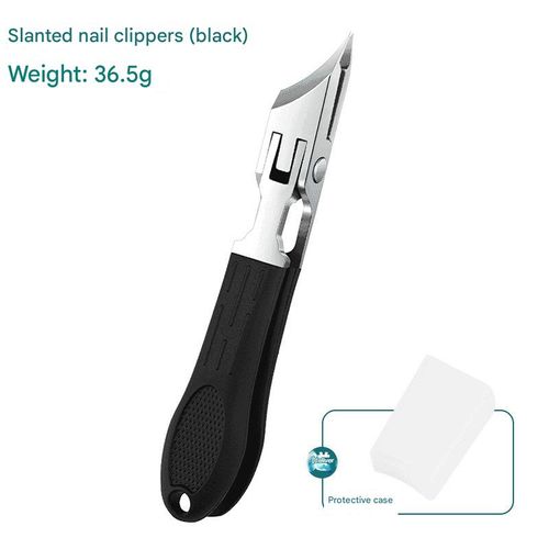 Ultra-Sharp Angled Nail Clippers — Wide-Opening, Anti-Splatter Design — Premium Boxed 3-Piece Set — Specialized for Ingrown Nails & Cuticles